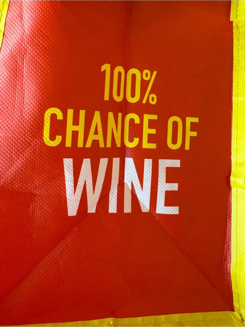 Small Save Mart Mix & Match Wine Red and Yellow Promotional Tote Bag